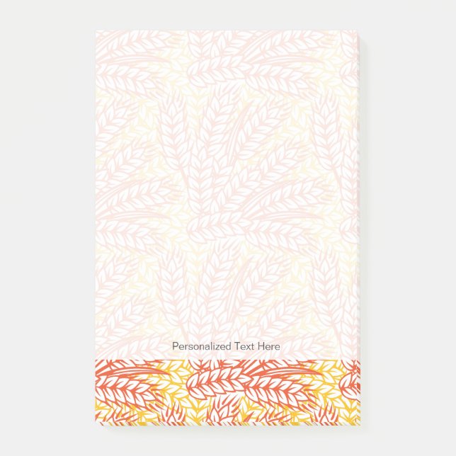 Ornament med vetet öron post-it block (Framsida)