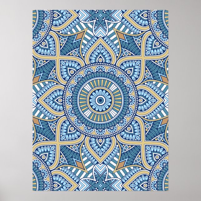 Ornament Mönster 2 Poster (Framsidan)