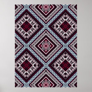 Ornament Mönster Poster