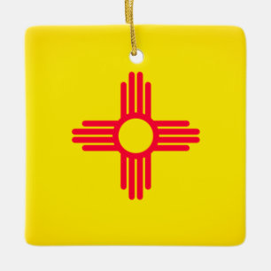 Ornament new mexico Statlig flagga
