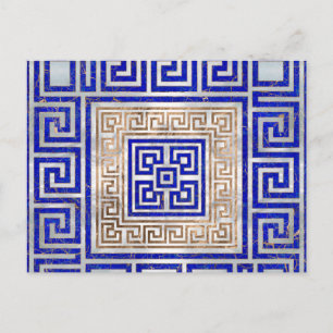 Ornament Nyckel - Lapis Lazuli och Guld Vykort