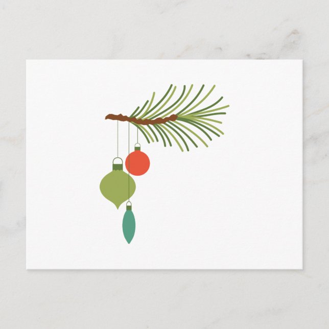 Ornament på Gren Vykort (Framsida)