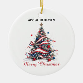 Ornament - Patriotisk Xmas-träd ATH1 med ursprung