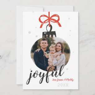 Ornament Photo Helgdag Card Julkort