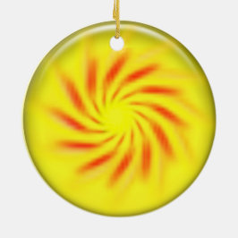 Ornament - Pinjul inuti 3d-Gulten Boll
