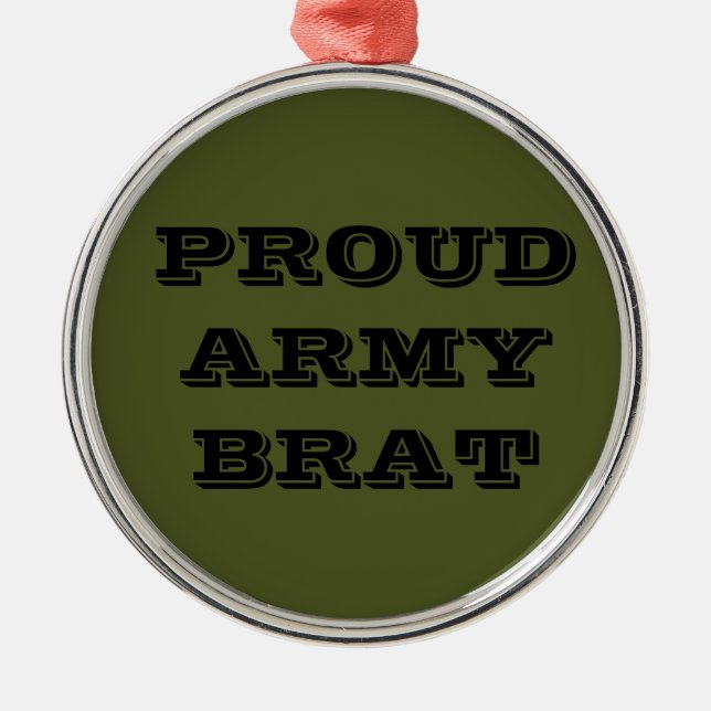 Ornament Proud Army Brat (Framsidan)