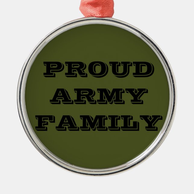 Ornament Proud Army-familjen (Framsidan)