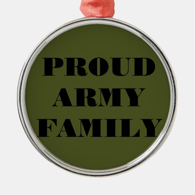 Ornament Proud Army-familjen (Framsidan)