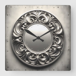 ornament ring  fyrkantig klocka