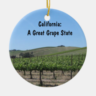 Ornament: Scenia Paso Robles Vineyard Julgransprydnad Keramik