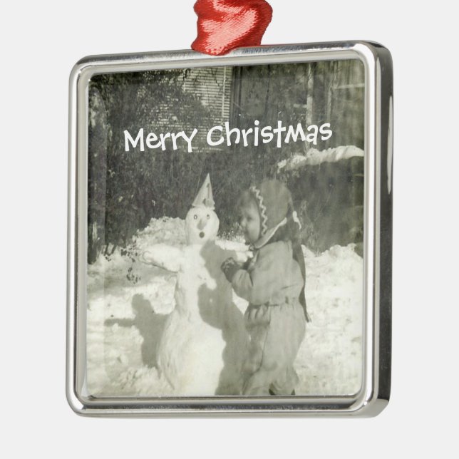 Ornament snö Baby (Vänster)