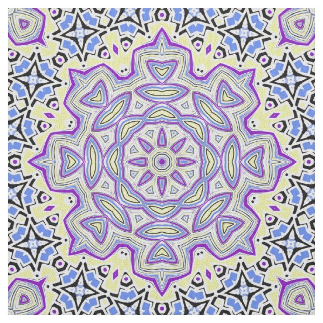 Ornament snöflake tyg (Provkarta)