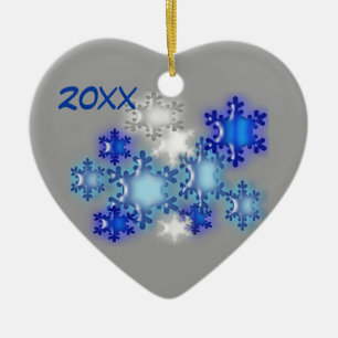 Ornament - Snöflingor 20xx