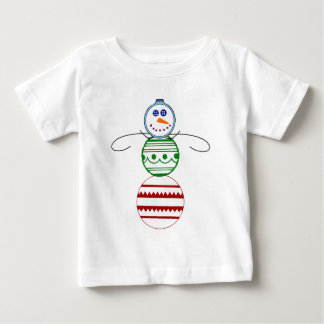 Ornament Snögubbe - Småbarn Långärmaden Tee Shirt