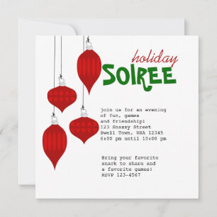 Ornament Soiree Inbjudningar