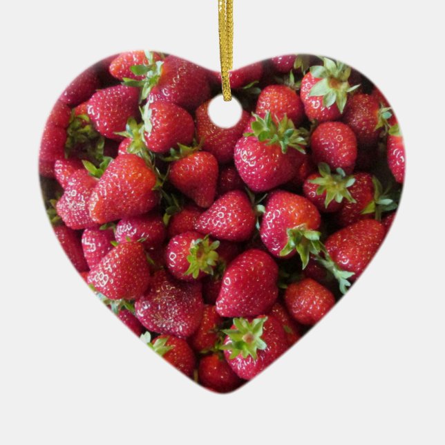 Ornament - sommarjordgubbar (Framsidan)