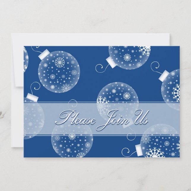 Ornament till inbjudningskort till jul (Framsida)