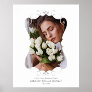 Ornament till minne av en avliden älskad en poster