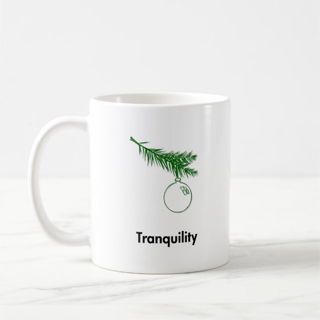 Ornament Tranquilitet Kaffemugg (Vänster)