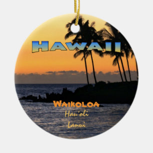 Ornament: Twilight at Waikoloa (Circle) Julgransprydnad Keramik