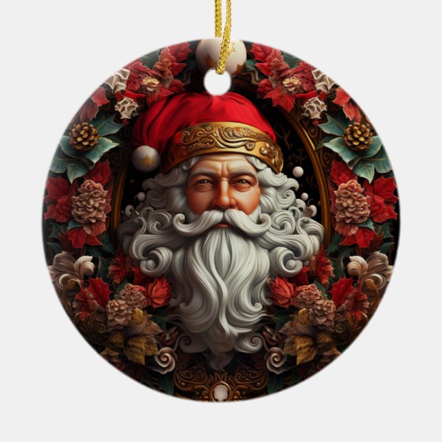 Ornament Vintage Jultomten (Framsidan)