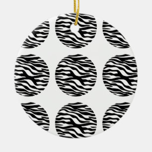 Ornament zebra tryck Polka dots