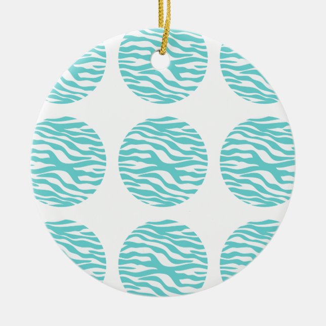 Ornament zebra tryck Polka dots (Framsidan)