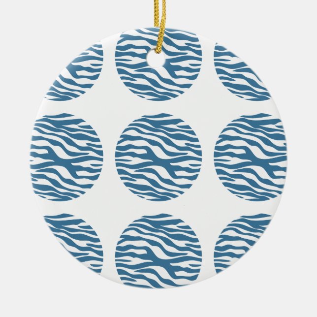 Ornament zebra tryck Polka dots (Framsidan)