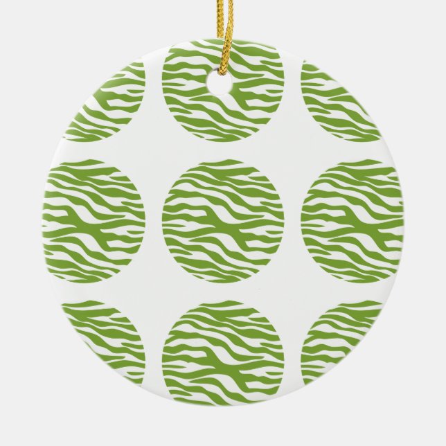 Ornament zebra tryck Polka dots (Framsidan)