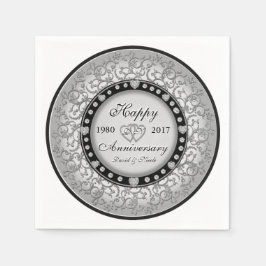 Ornamental Anpassningsbar Pappersservett