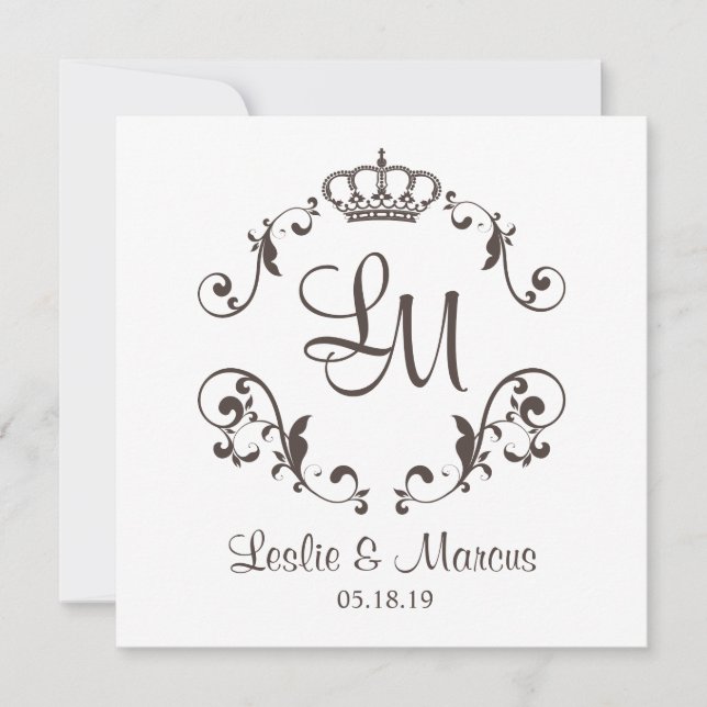 Ornamental Border with a Traditional Crown (Framsida)