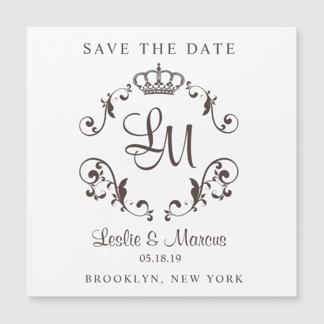 Ornamental Border with a Traditional Crown for Wed (Framsida)