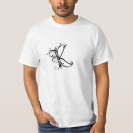 Ornamental Capital Brev 'K' T Shirt