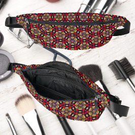 Ornamental Cherry Blossom Pattern Fanny Pack