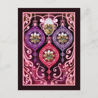 Ornamental Christmas - Photo Christmas card Vykort