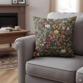 Ornamental design inspirerad av William Morris Kudde