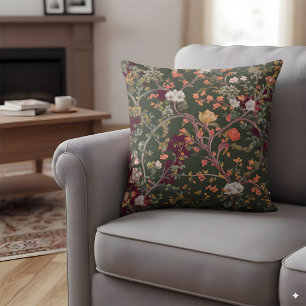 Ornamental design inspirerad av William Morris Kudde