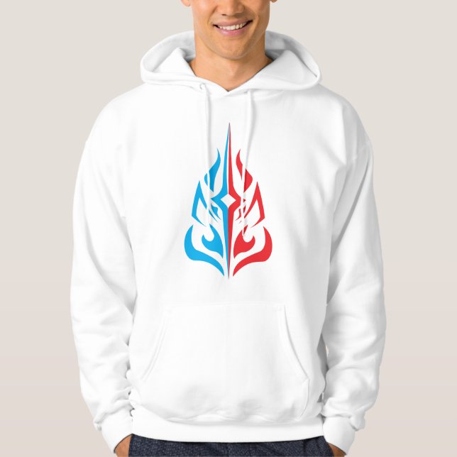 Ornamental Floral Design Hoodie (Framsida)