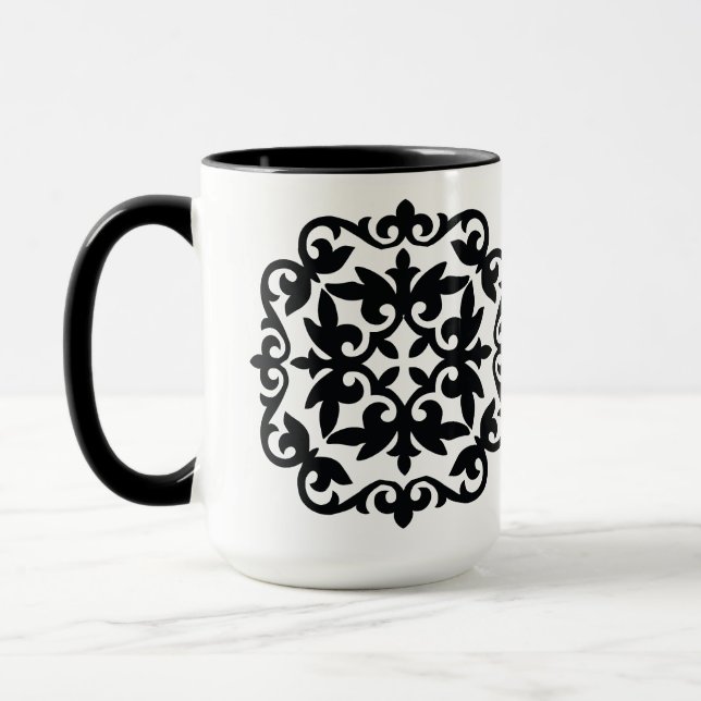 Ornamental Floral Design Mugg (Vänster)