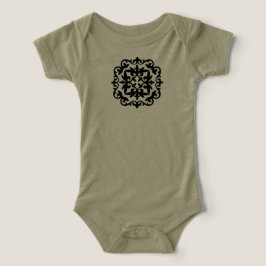Ornamental Floral Design T Shirt