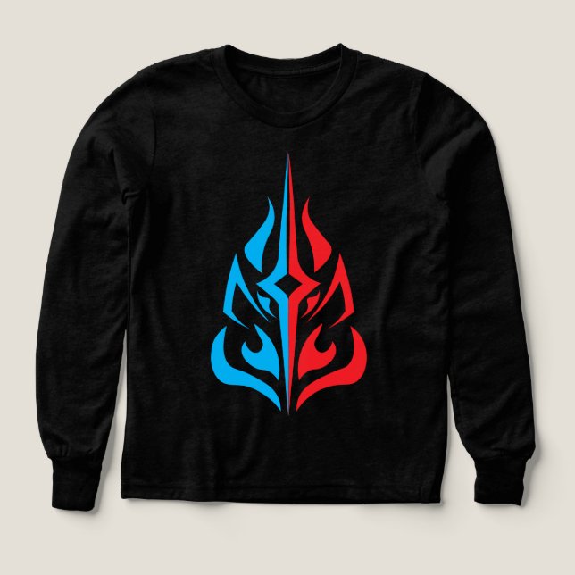 Ornamental Floral Design T Shirt (Design framsida)