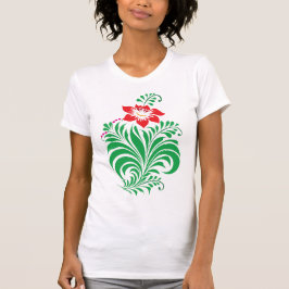 Ornamental Floral Flower Design – Elegant T Shirt
