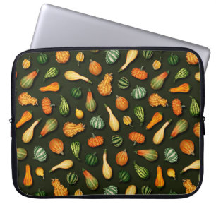 Ornamental Gourds for Autumn, Fall, Thanksgiving Laptop Fodral