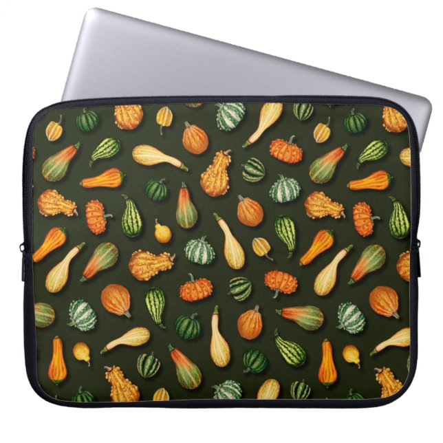 Ornamental Gourds for Autumn, Fall, Thanksgiving Laptop Fodral (Framsidan)
