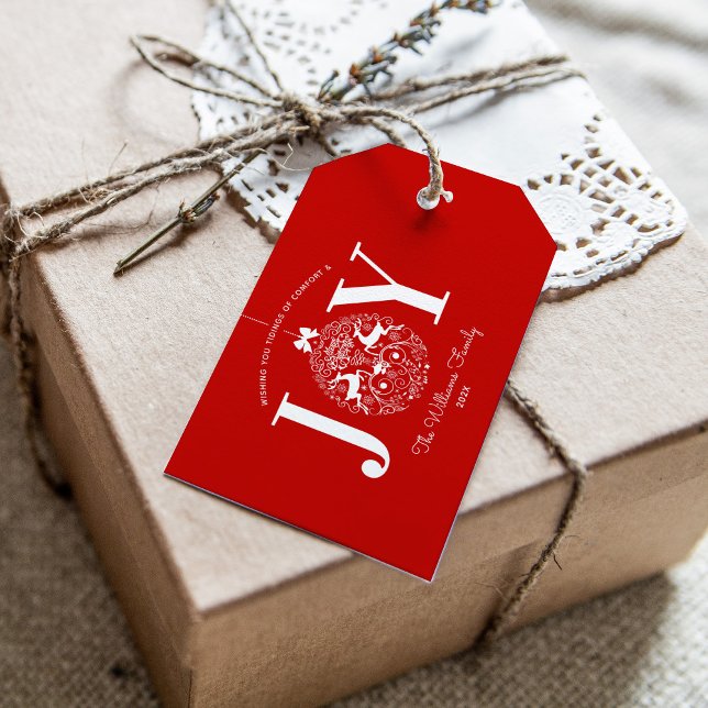 Ornamental Joy | Anpassningsbar till och från Presentetikett (Skapare uppladdad)