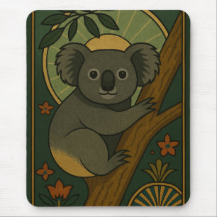 Ornamental Koala i Botanical Mandala Musmatta