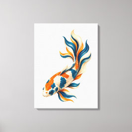 Ornamental Koi Carp Fish Canvastryck