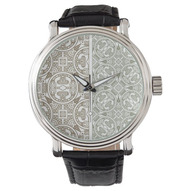 Ornamental mönster armbandsur (Framsida)