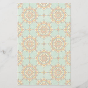 Ornamental mönster brevpapper