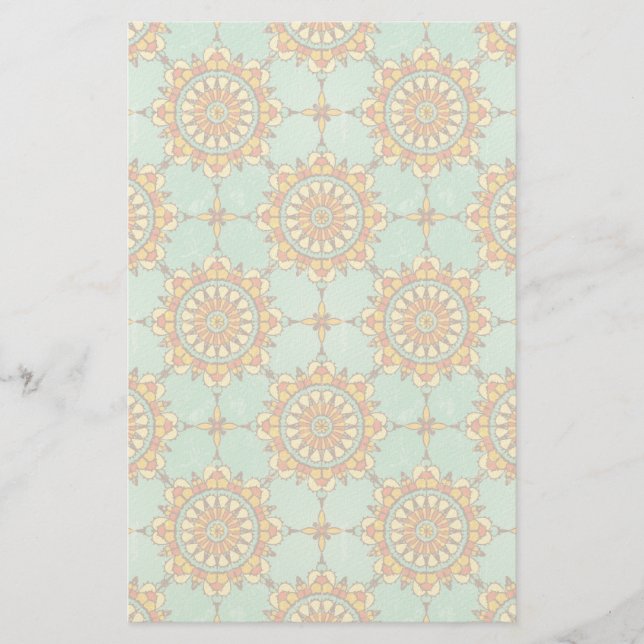 Ornamental mönster brevpapper (Framsida)